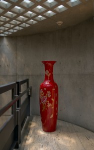 ceramic vessels, 2016. Installed at the Yale Center for British Art, New Haven, 2017.