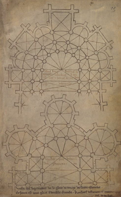 from <i>Album of drawings and sketches</i>, 1201–1300, ink on parchment, 23.2 × 15.2 cm. Collection Bibliothèque nationale de France, (MS fr. Fr 19093, folio 15).