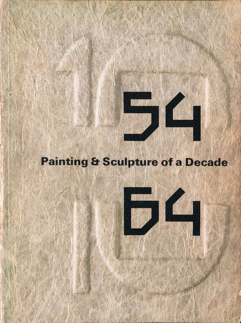 Book cover. The texture of the cover was either embossed on fibrous paper or printed to look that way. The title splits a large number “10” that spans almost the height of the cover.