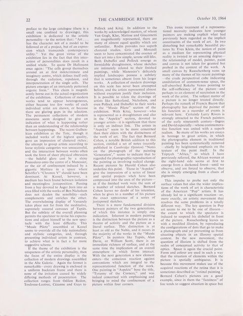 Page from a journal. Second of three pages of an article printed in three columns of text.