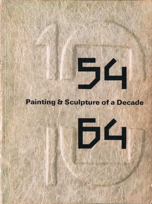 Book cover. The texture of the cover was either embossed on fibrous paper or printed to look that way. The title splits a large number “10” that spans almost the height of the cover.