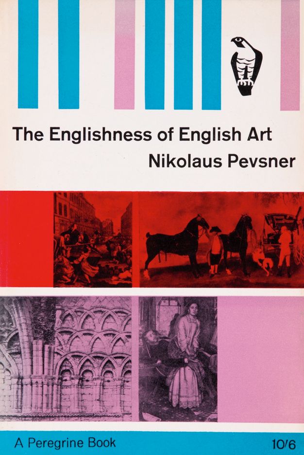 Book cover. Four works of art are reproduced in black and white and then overlaid with red or purple. In a red row across the centre, the two pictures are of a street scene and men standing with horses. In the purple row below, overlapping blind arches are next to a painting showing a woman have sitting on and half standing in front of a man’s lap.