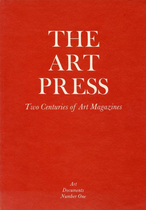 Periodical cover. Text is white against a scarlet-red cover.