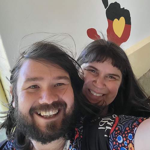 Picture of Jodie Dowd and Nathan mudyi Sentance