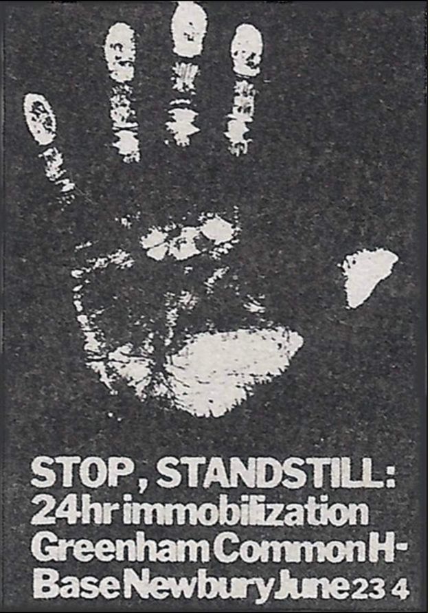 Poster. A white handprint is against a black background. The title is in white text below.