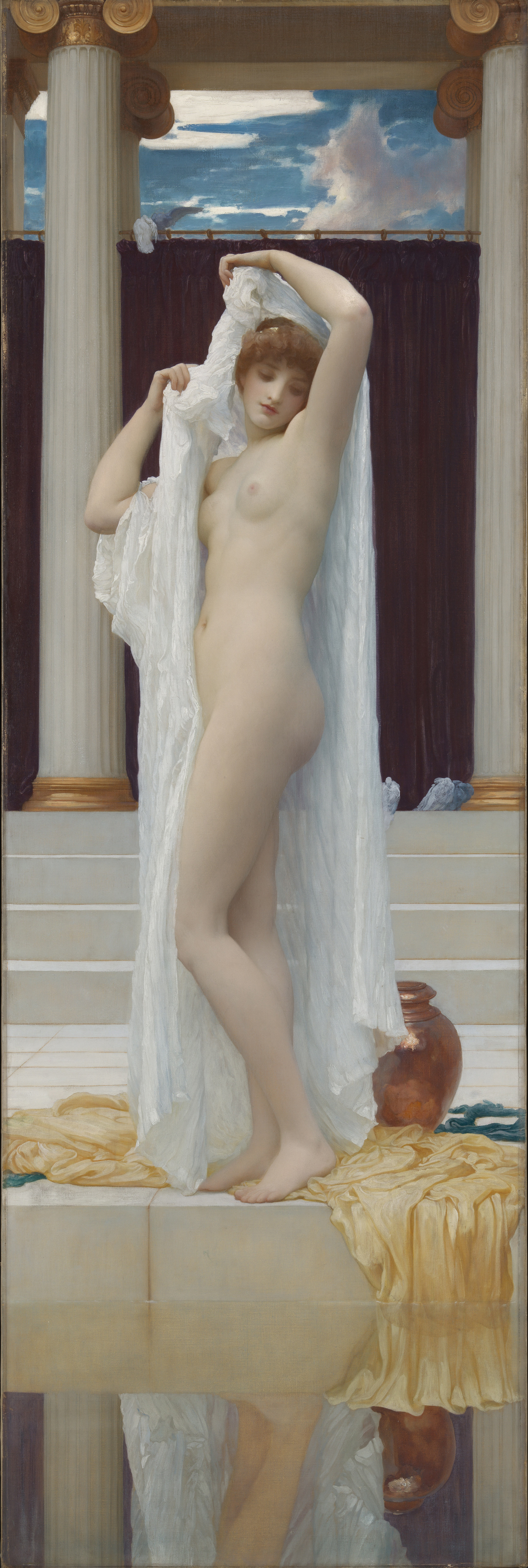 exhibited 1890, oil on canvas, 189.2 × 62.2 cm. Collection of Tate, London (N01574).
