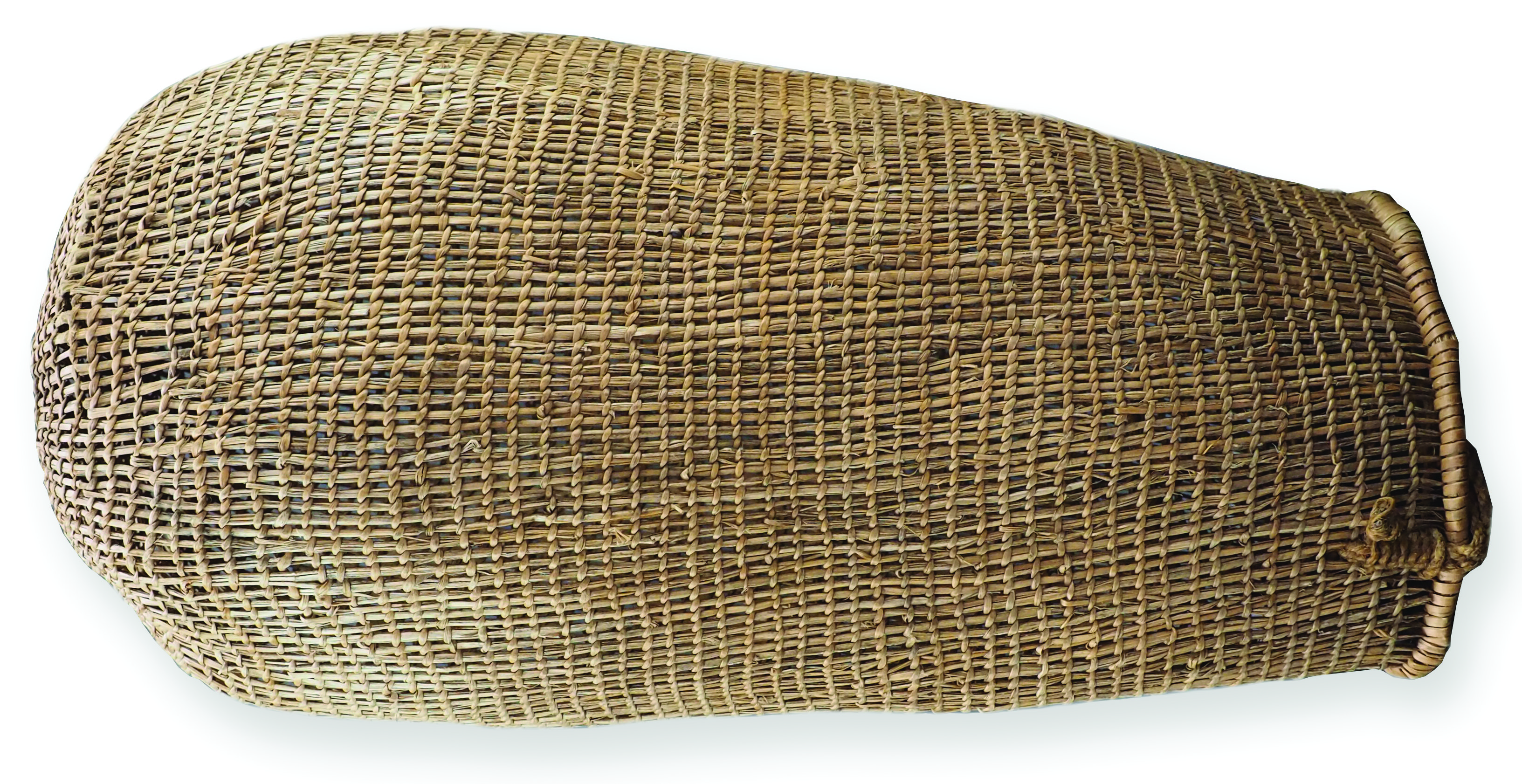1874, basket. Collection of Queen Victoria Museum and Art Gallery, Launceston (QVM1993:H:151), donated by Miss Sarah EE Mitchell, 1909.