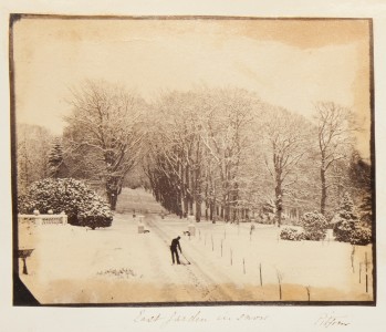 The East Garden in Snow, from the Georgina Ferguson Album