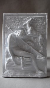 Print of the Relief of the Sleeping Endymion