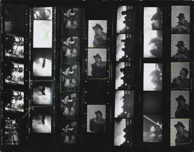 Contact sheet with versions of the cover image of “Picture Post”