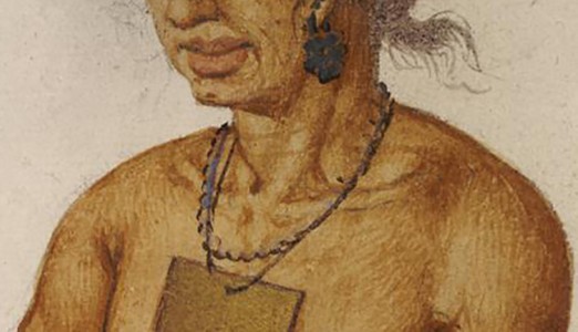 Portrait of an Indian Chief, possibly Wingina (detail)