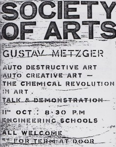 Original poster for “The Chemical Revolution in Art” lecture