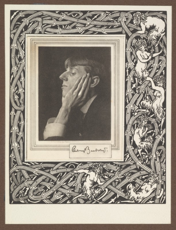 photogravure mounted with Beardsley’s designs from Le Morte d’Arthur, 24.3 × 19 cm. Metropolitan Museum of Art, New York
