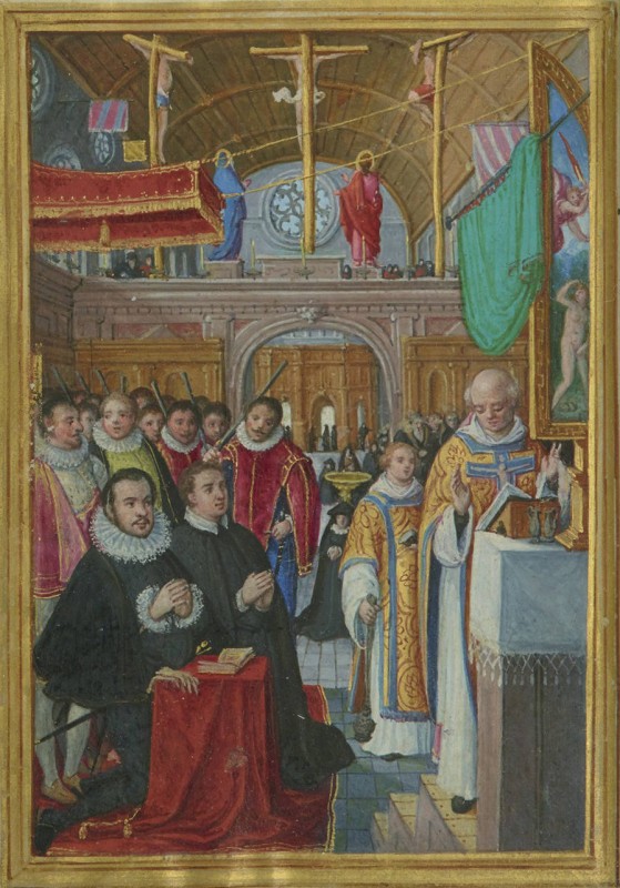 François, Duke of Brabant and of Anjou at Prayer