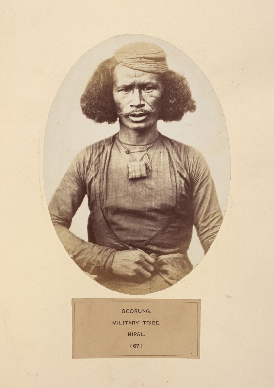 in Sir John William Kaye and John Forbes Watson, <i>The People of India: A Series of Photographic Illustrations, with Descriptive Letterpress, of the Races and Tribes of Hindustan</i>, 8 vols. (London: India Museum, 1868–75). British Library, (IOL.1947.c.344)
